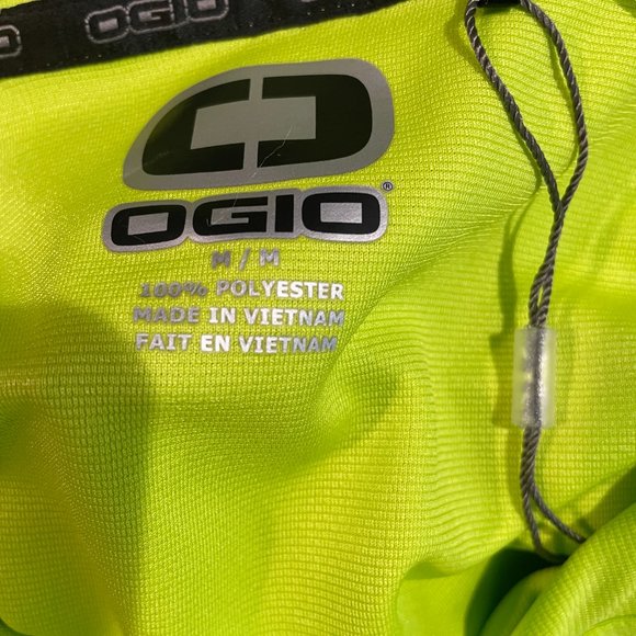 OGIO Glam Polo Shirt Energy Medium Neon Yellow Green Color NWT - Picture 11 of 13